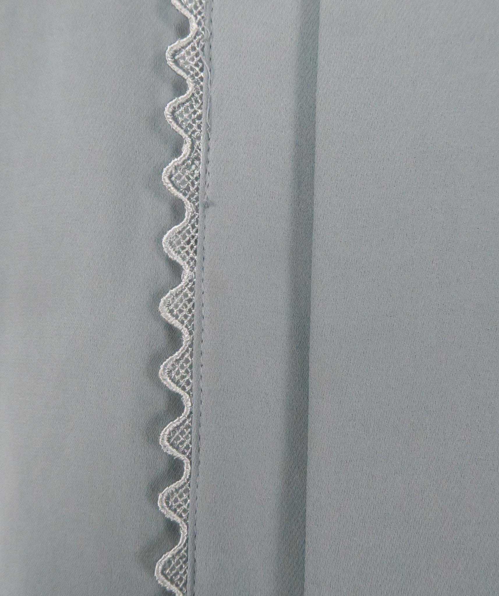 Reiss blue front seam pattern vest top UK 8