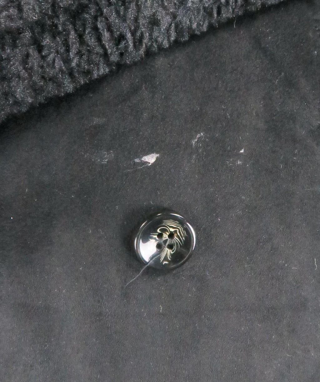 River Island black faux suede coat UK M