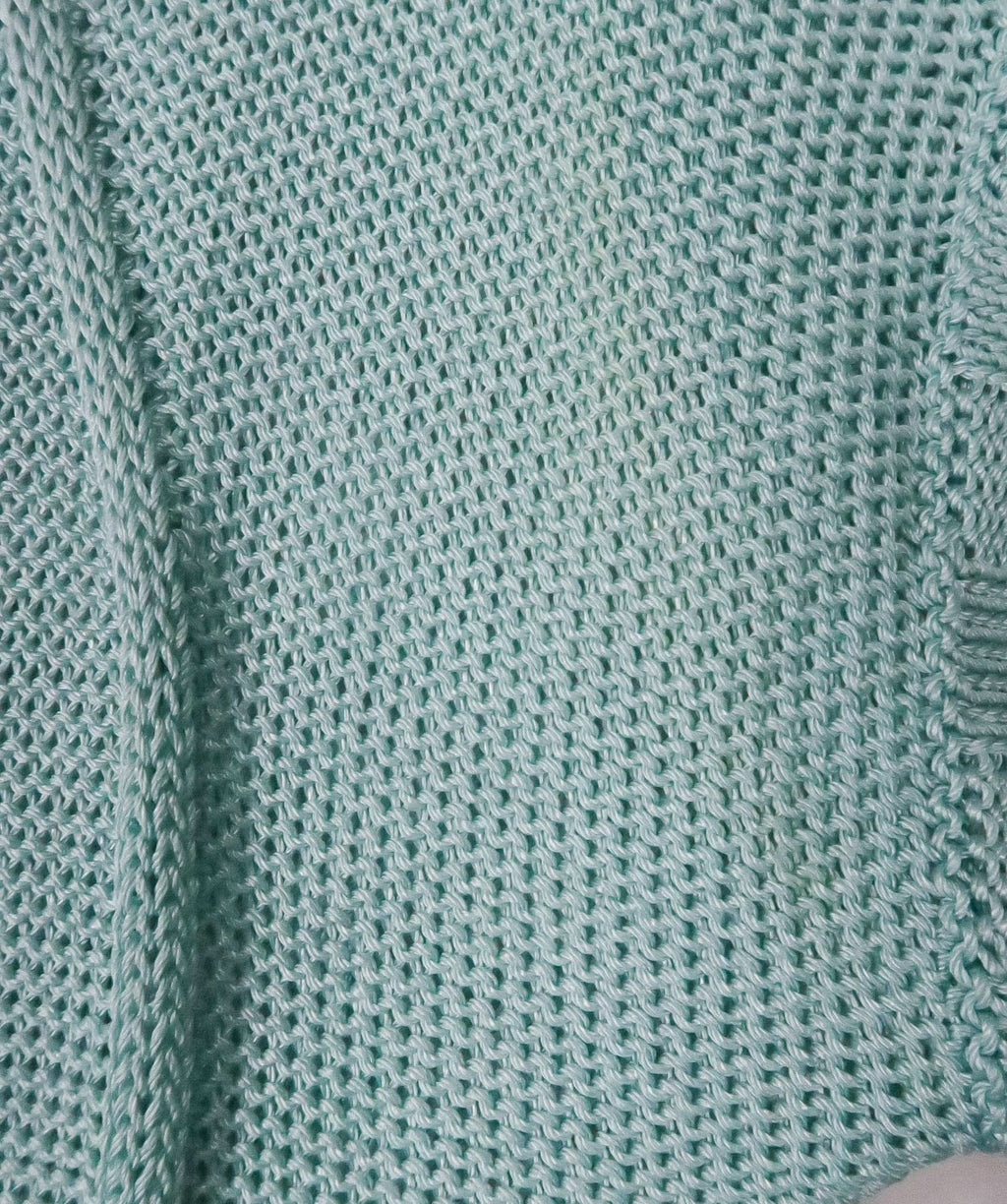 Versace Jeans Couture Blue Turquoise Knitted T Shirt UK XS