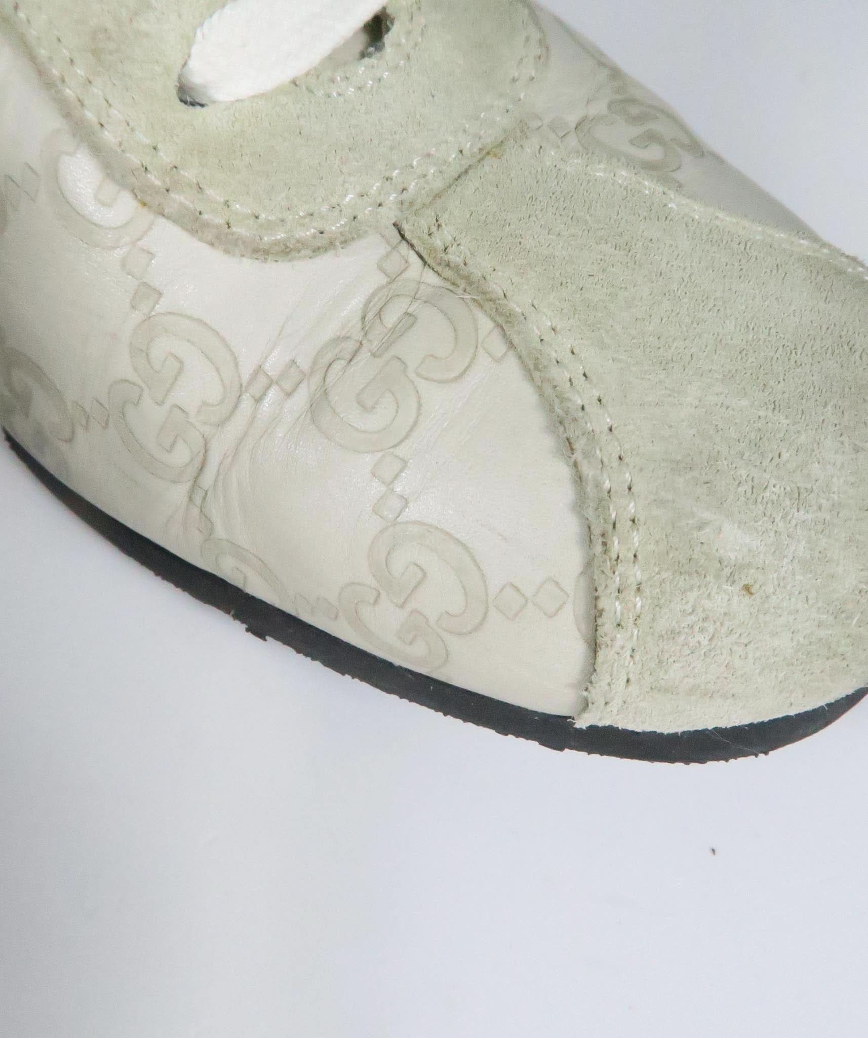 Gucci Cream Bowling Sneakers UK 7 EU 40 👠