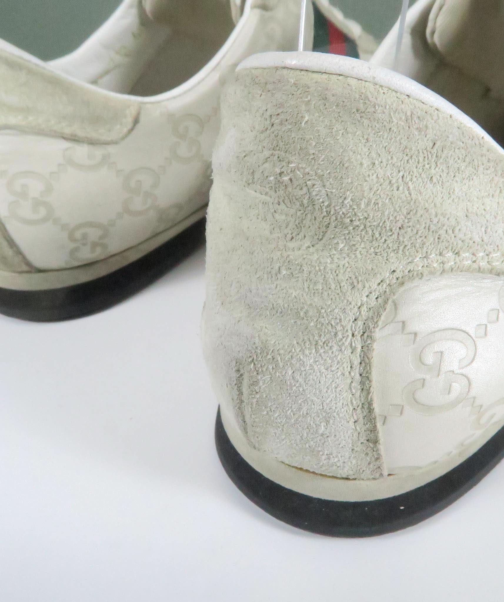 Gucci Cream Bowling Sneakers UK 7 EU 40 👠