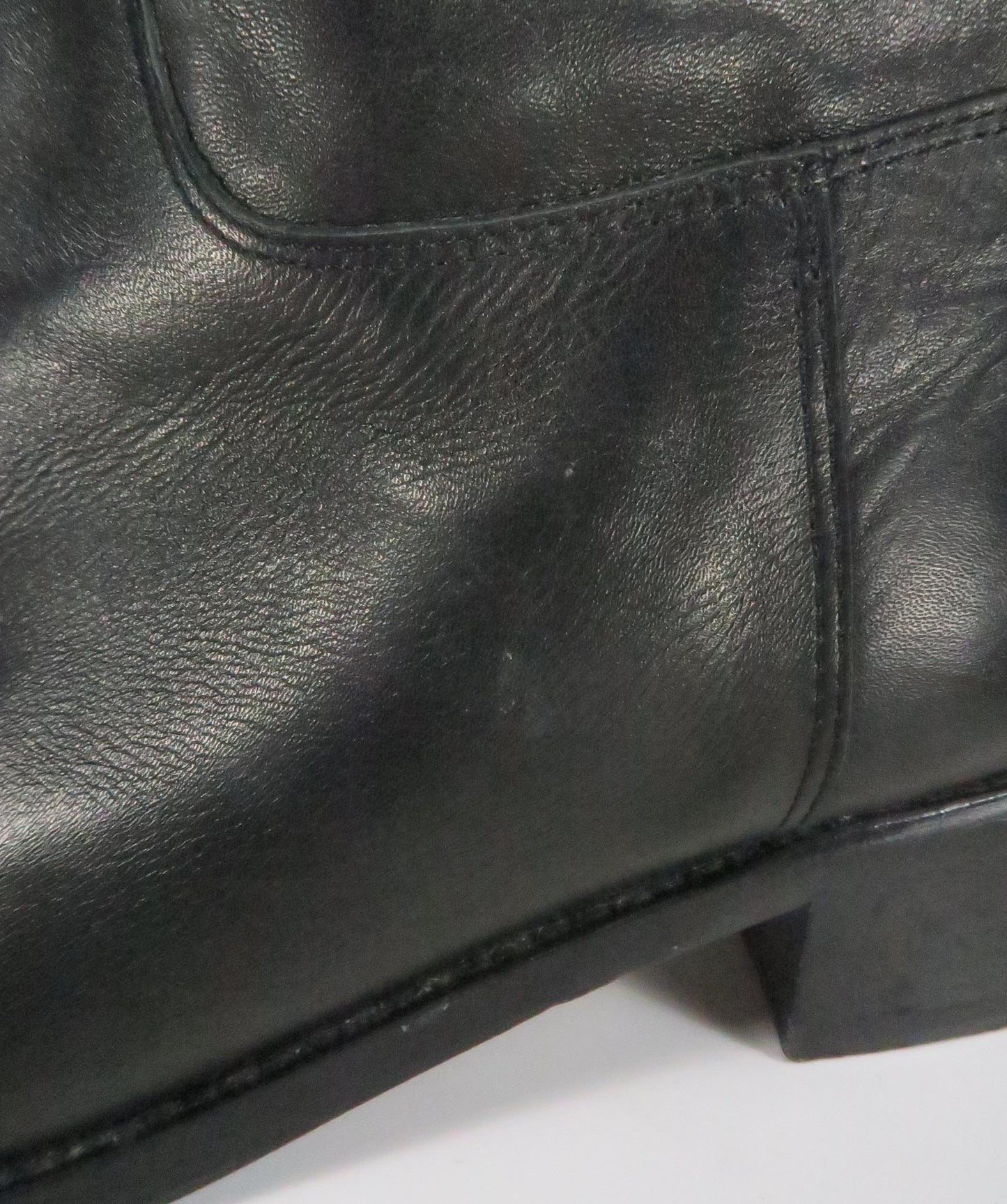 Hermès Black Leather Knee Length Riding Boots UK 5 EU 38 👠
