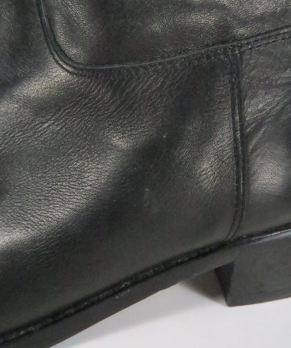 Hermès Black Leather Knee Length Riding Boots UK 5 EU 38 👠