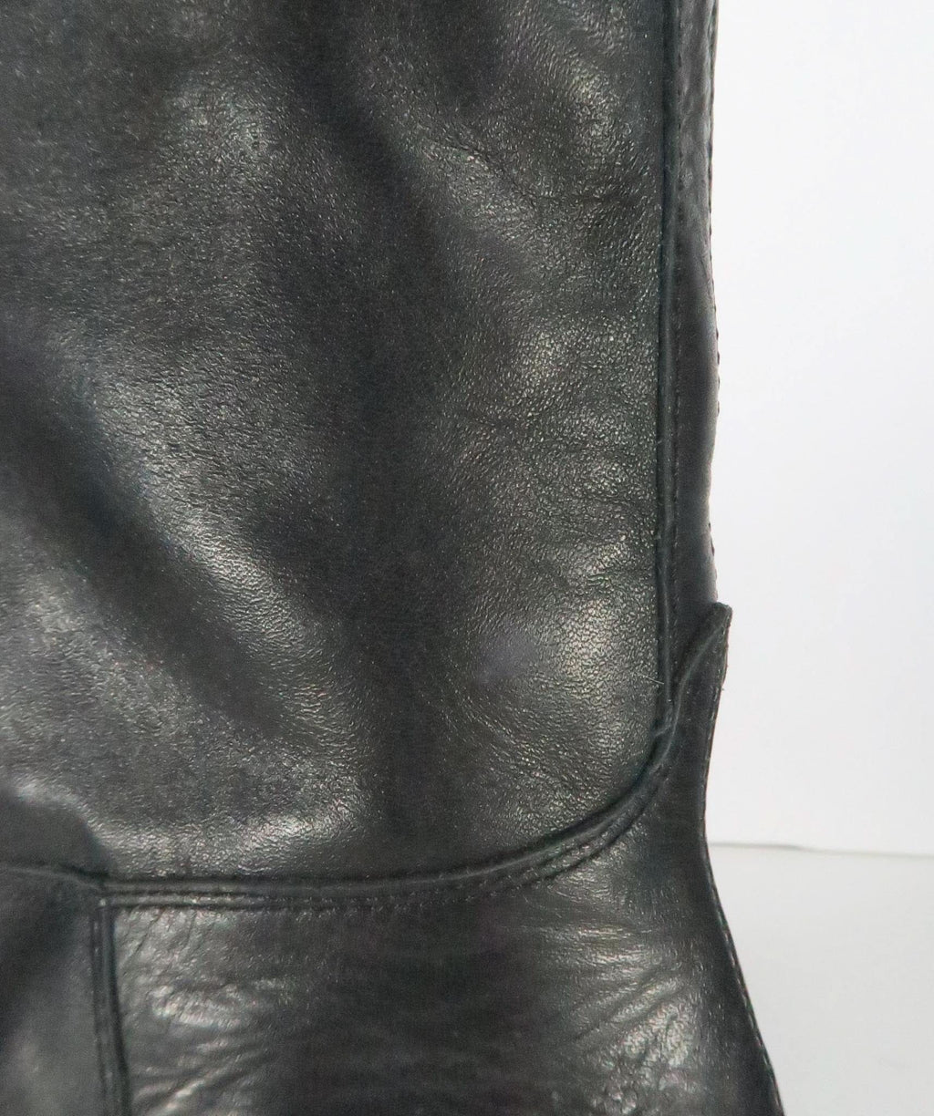 Hermès Black Leather Knee Length Riding Boots UK 5 EU 38 👠