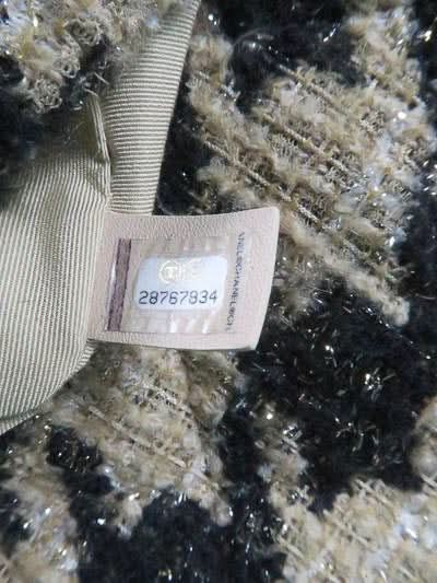 Chanel 19 Black / Beige Tweed Maxi Flap Bag