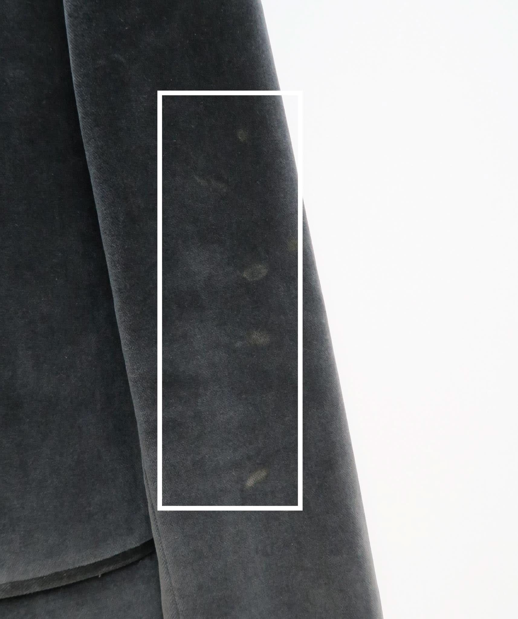 MORRISSEY GREY VELVET CASINO JACKET SIZE 36