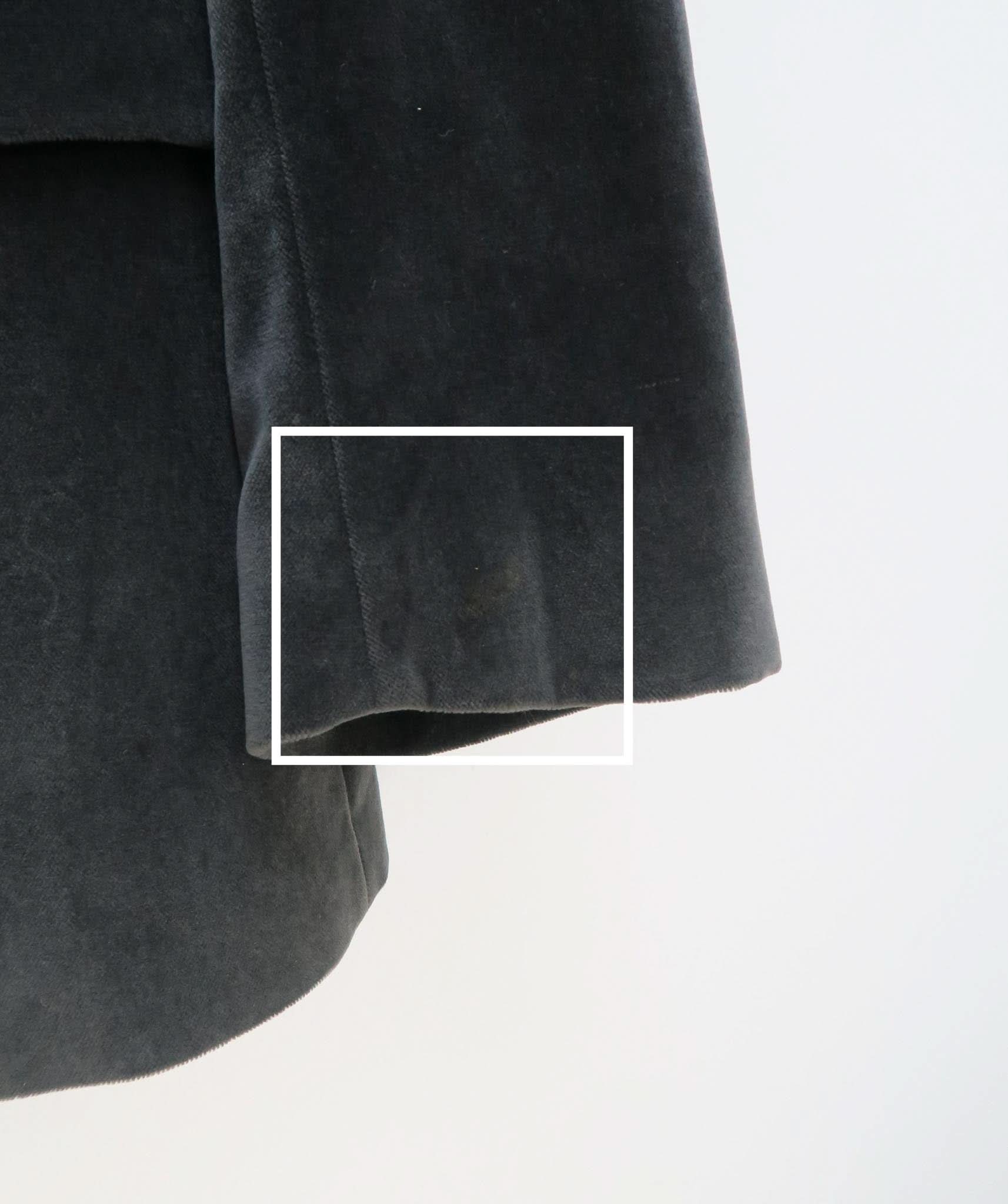 MORRISSEY GREY VELVET CASINO JACKET SIZE 36