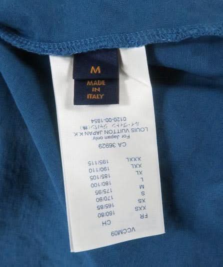 Louis Vuitton Blue Gradient Monogram T-shirt UK M