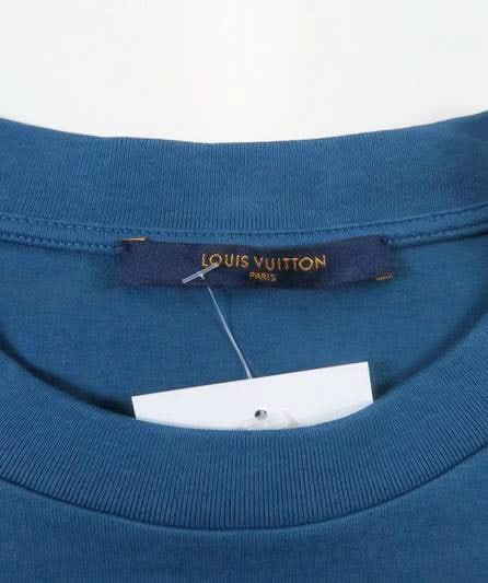 Louis Vuitton Blue Gradient Monogram T-shirt UK M