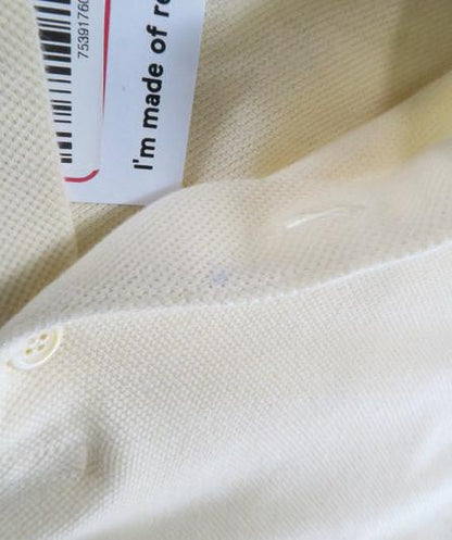 Gucci Cream Polo Shirt With Interlocking G Stripe UK S