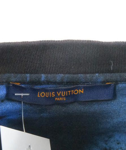 Louis Vuitton Blue LOGO PRINT T Shirt UK M