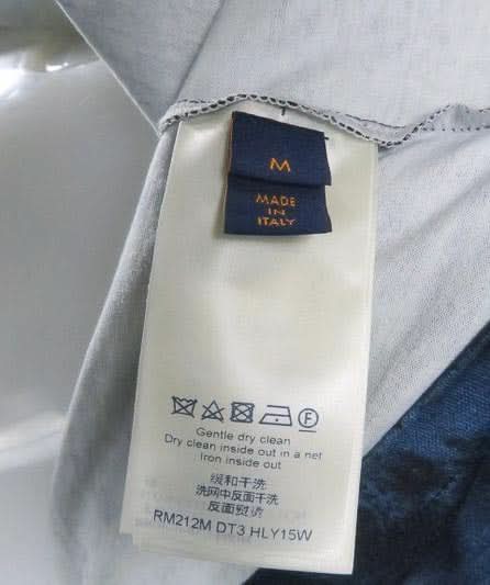 Louis Vuitton Blue LOGO PRINT T Shirt UK M