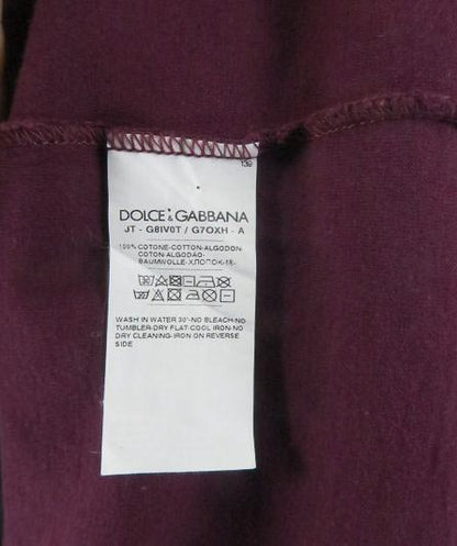 Dolce & Gabbana Red Millennials T Shirt UK M