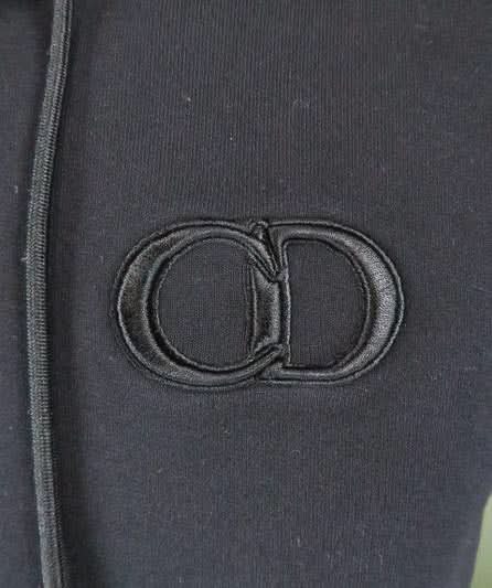 Christian Dior Black Cd Icon' Hooded Sweatshirt UK M