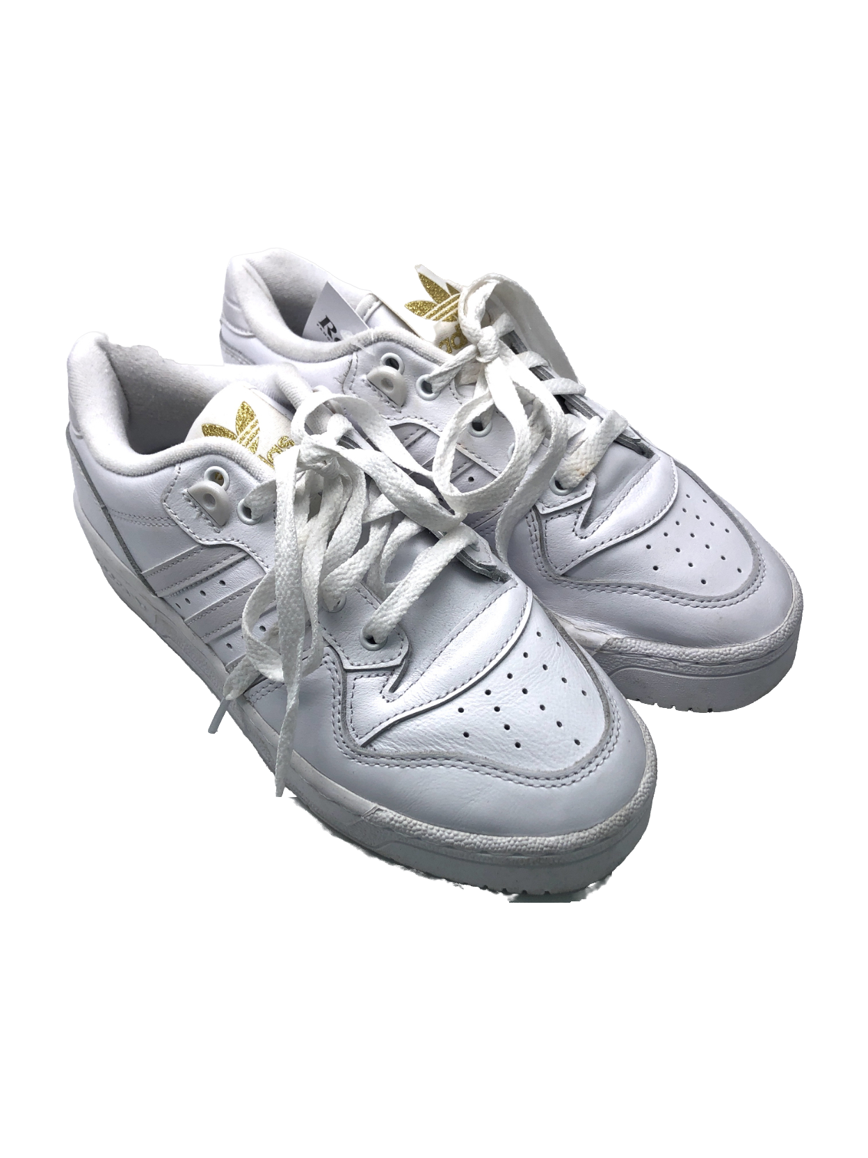 adidas White Original Rivalry Low Sneakers UK 4.5 EU 37.5 👠
