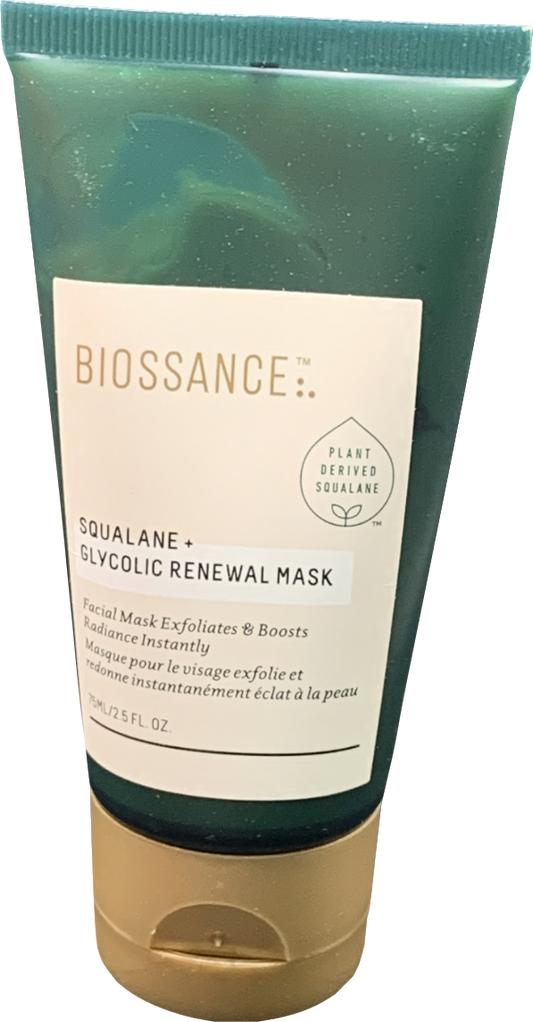 BIOSSANCE Squalane And Glycolic Renewal Mask 75ML
