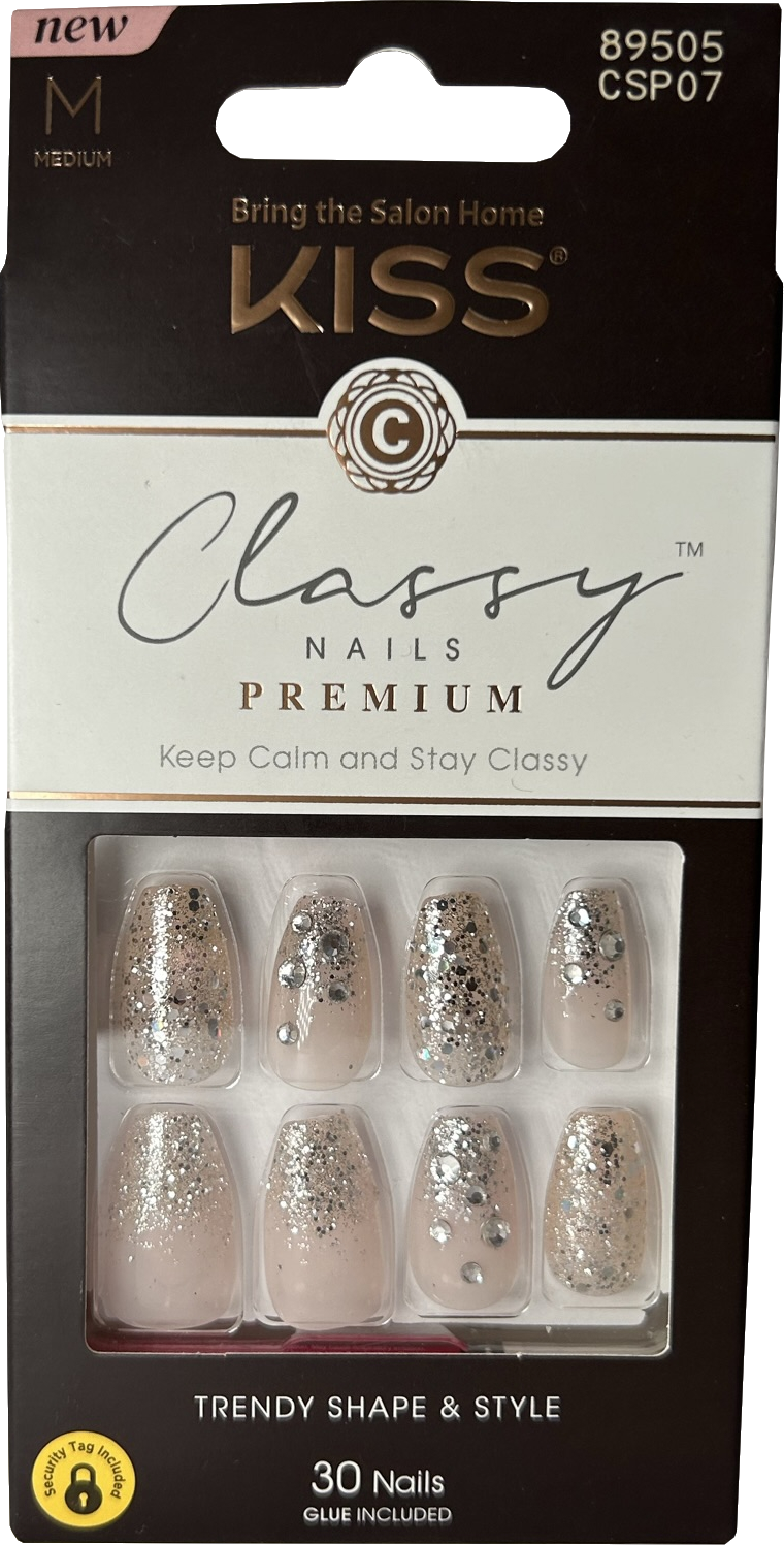 kiss Csp07 Classy Premium Nails 30 nails