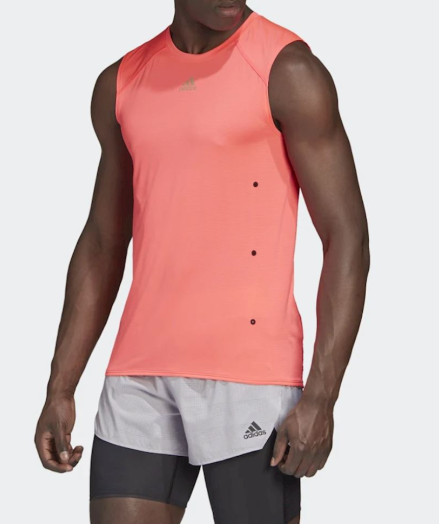 Adidas Coral HEAT.RDY Sleeveless Tank Top UK S