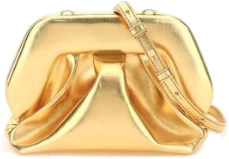 THEMOIRE Metallic Mini Gea Clutch Bag - Gold