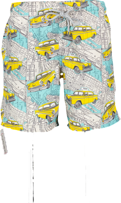 Vilebrequin Multicoloured Grey Moorea Taxi Swim Shorts UK L