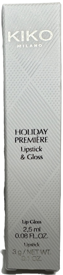 kiko Holiday Première Lipstick & Gloss Pink Intrigue 3g
