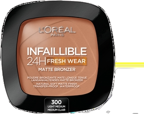 loreal paris Infallible 24h Longwear Soft Matte Bronzer 300 Light Medium 90ml