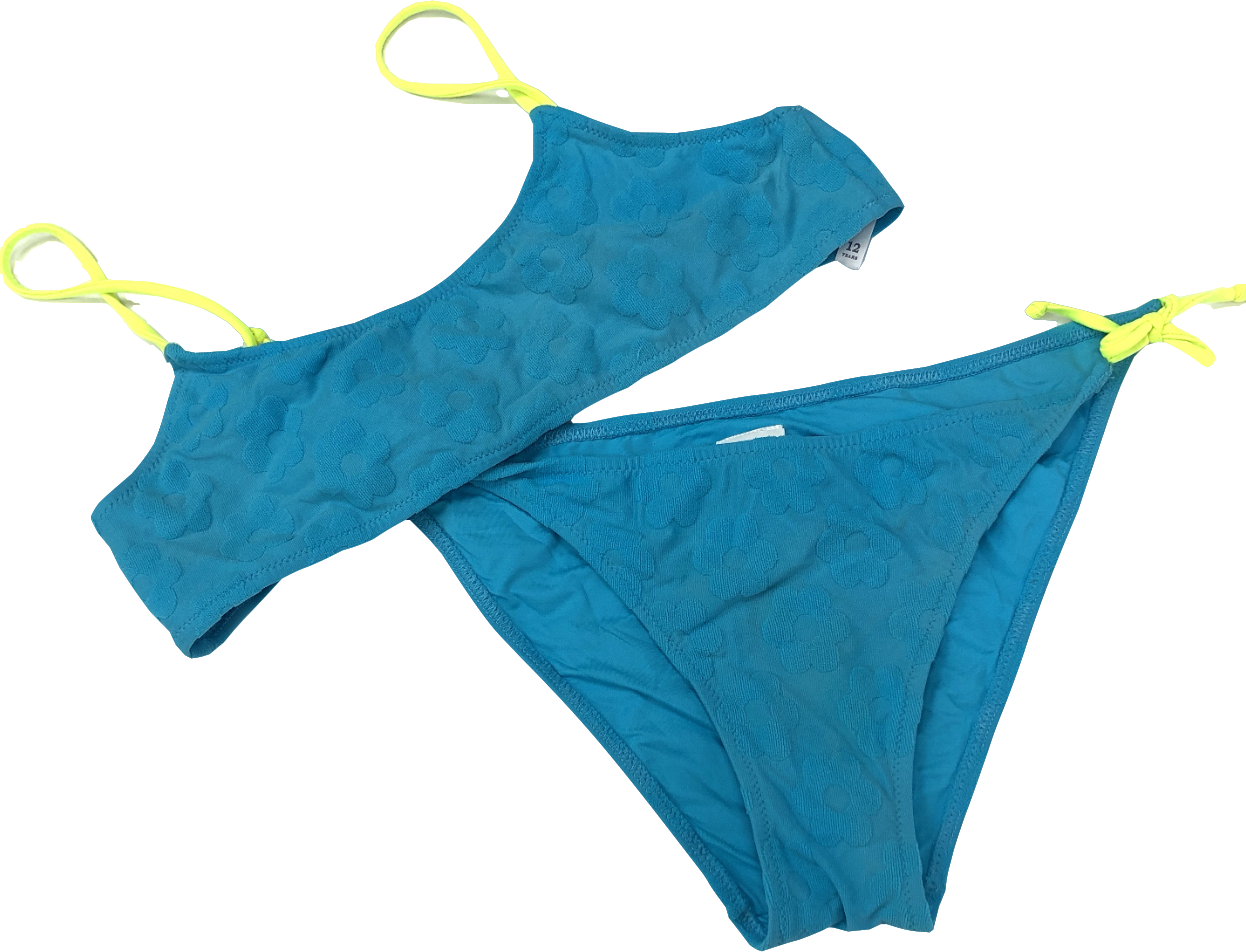 MC2 Saint Barth Blue Flower Bikini 12 Years