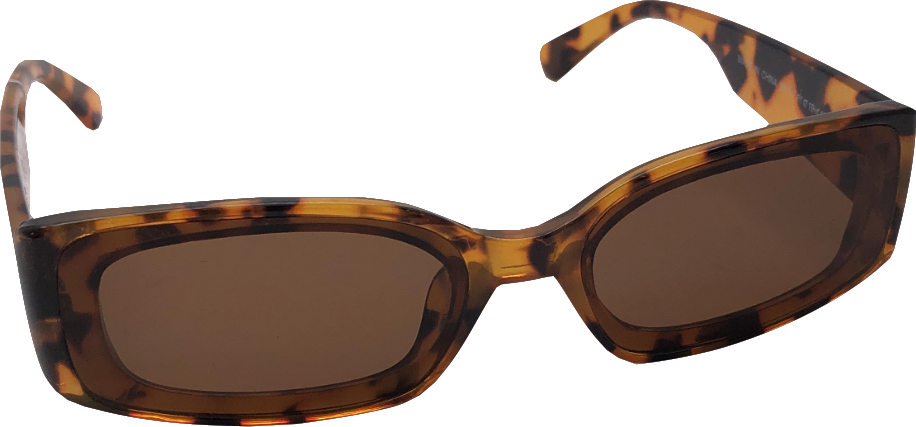 AJ Morgan Brown Rectangle Sunglasses In Tortoiseshell One Size