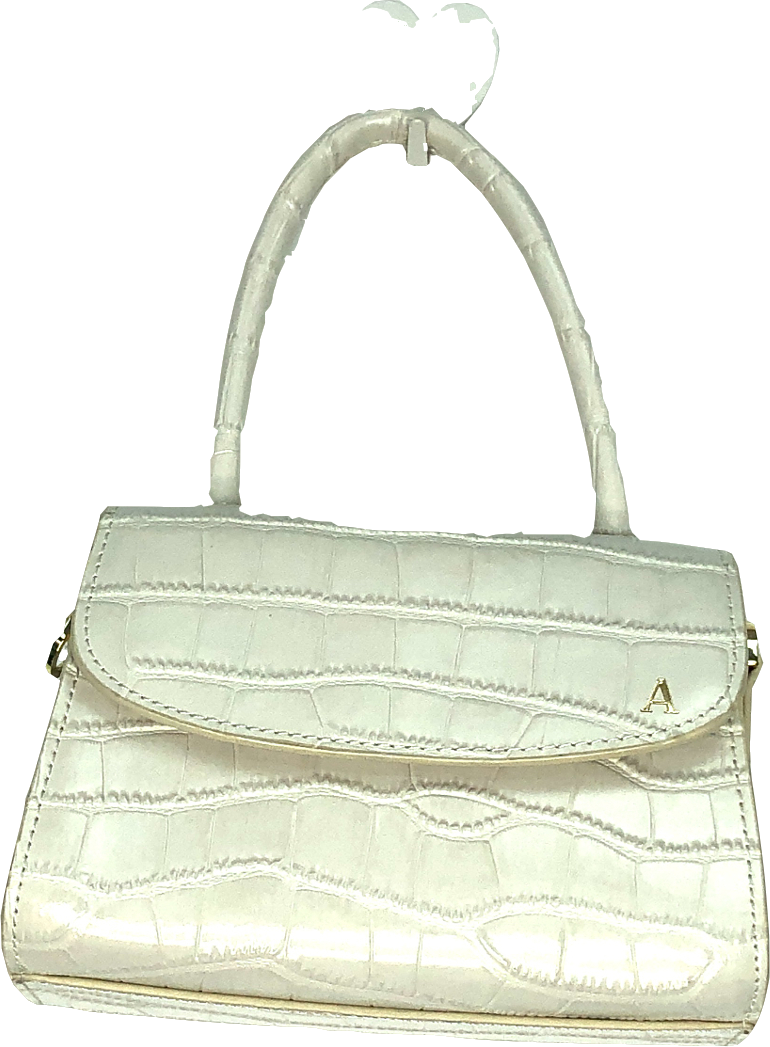 Robin Ruth Solid White Makeup Bag One Size - 56% off