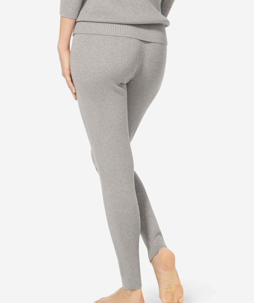 Tommy John Light Heather Grey Lounge Knit Legging UK XS