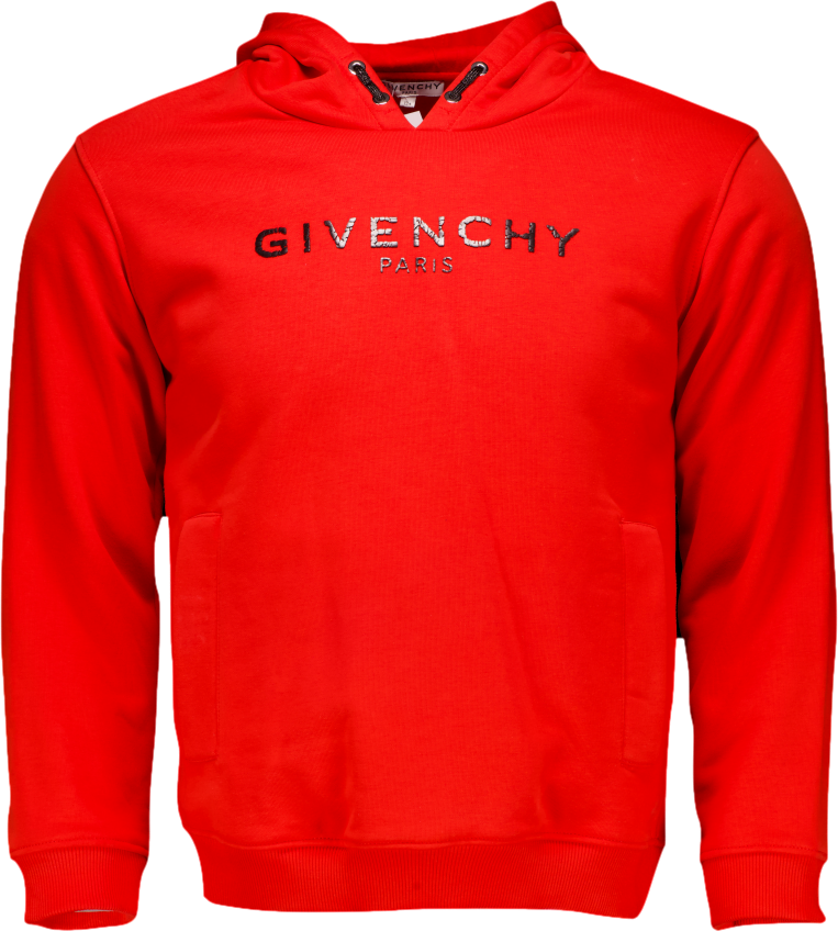 GIvenchy Red Cracked Logo Sweatshirt 12 Years