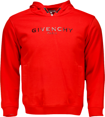 GIvenchy Red Cracked Logo Sweatshirt 12 Years