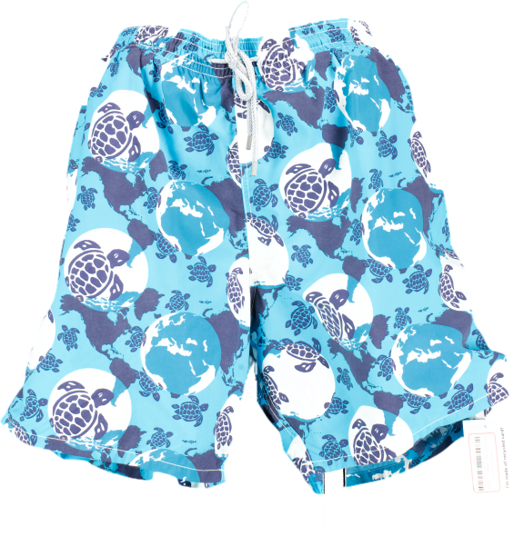 VILEBREQUIN Blue Turtle Print Swim Shorts 4xl UK XXXL