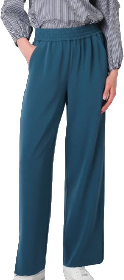 WYSE LONDON Grey Tia Wide Leg Trousers BNWT- Dove UK 8