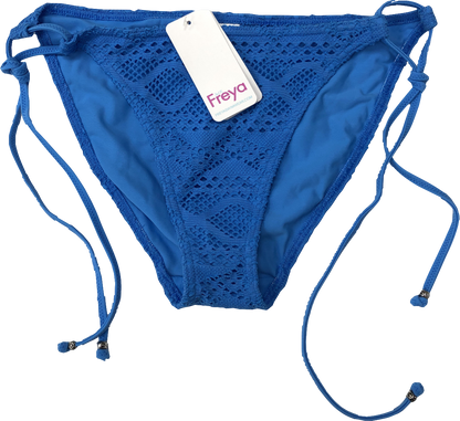 Freya Blue Sundance Rio Tie Side Bikini Bottom UK XS
