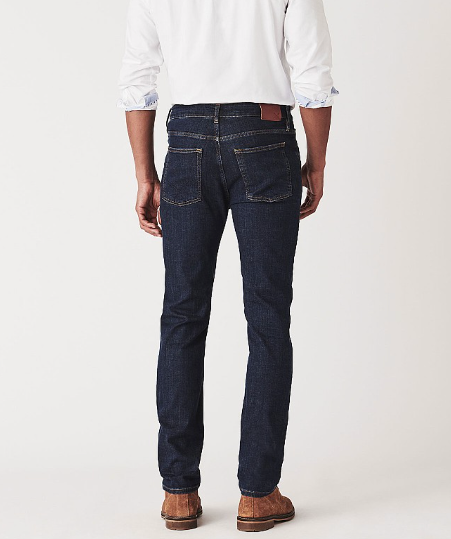 Crew Clothing Company Heritage Blue Parker Straight Jean Regular Fit UK W32