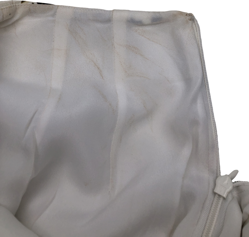 FindersKeepers Cream Patterned Skirt UK XS