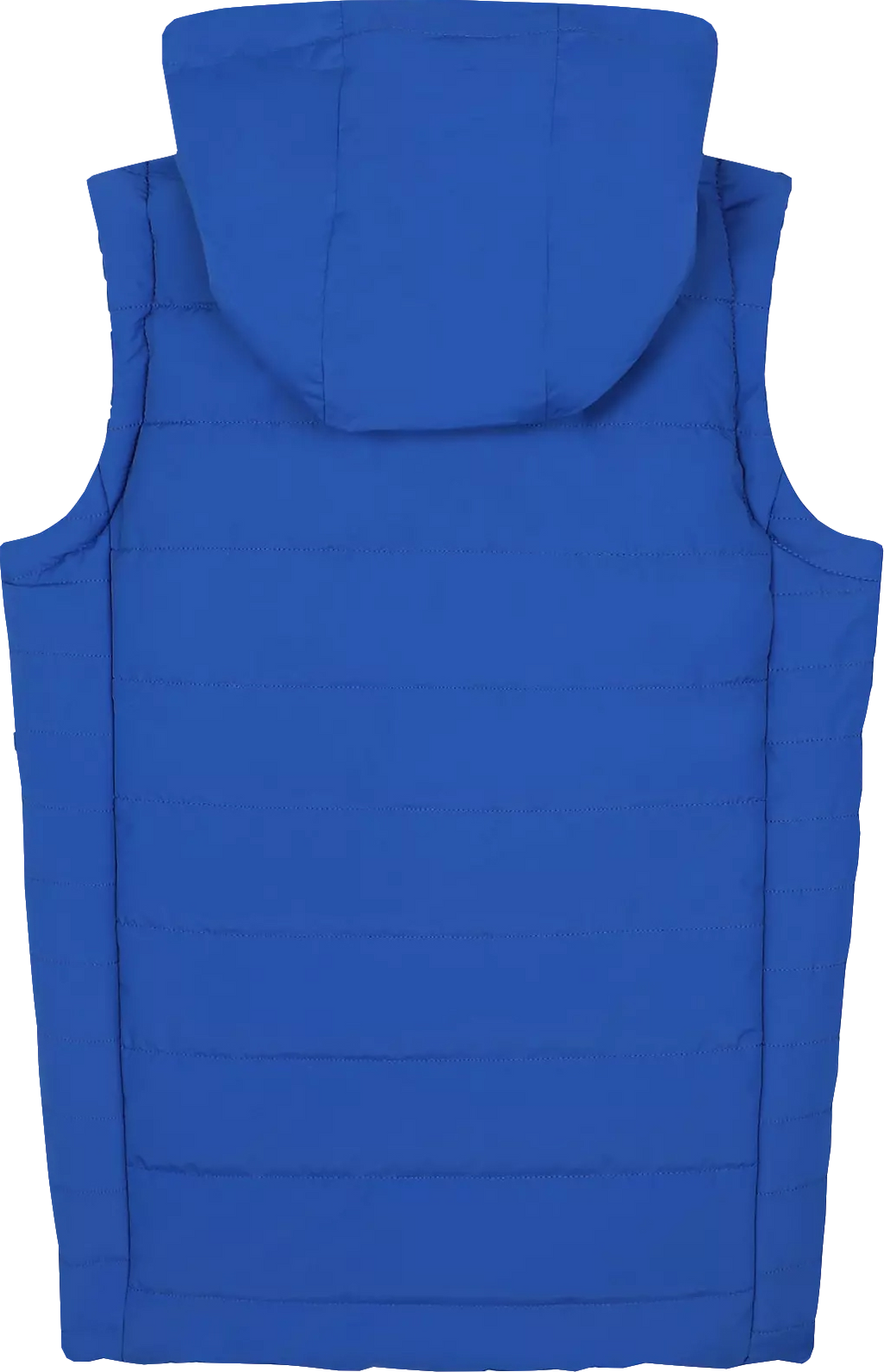 BOSS Blue Kids' Sleeveless Logo Hooded Puffer Jacket 6 Years