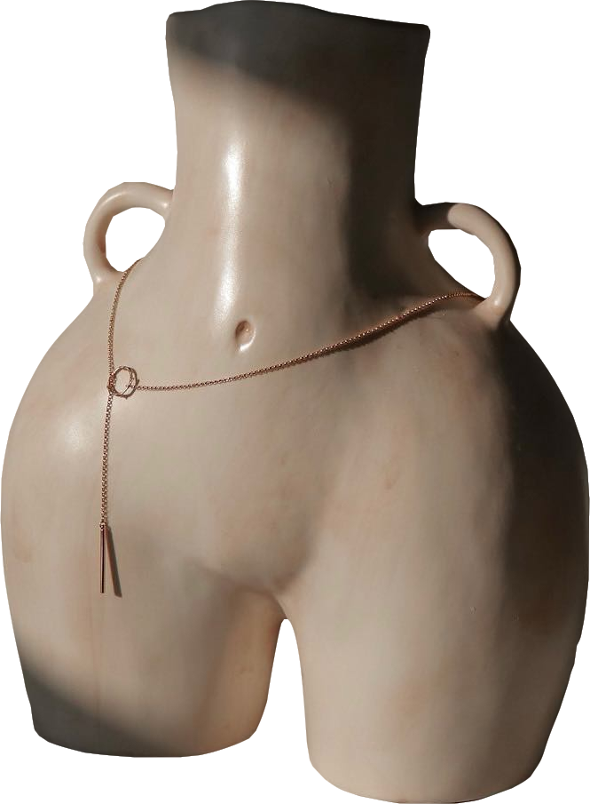 Katri's Jewellery 14kt yellow Gold Filled Amoré Loop Lariat Necklace