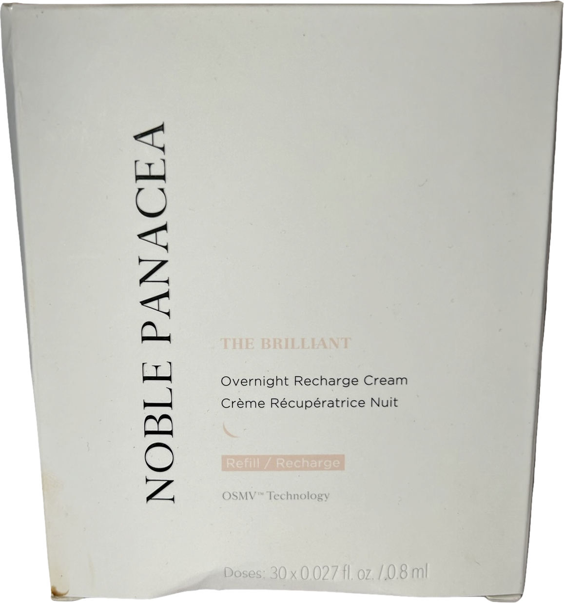 Noble Panacea Overnight Recharge Cream Refill 30x 0.8ml