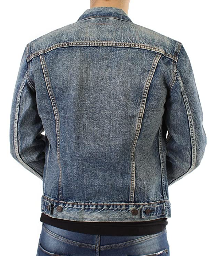 Levi blue slim trucker jacket UK S