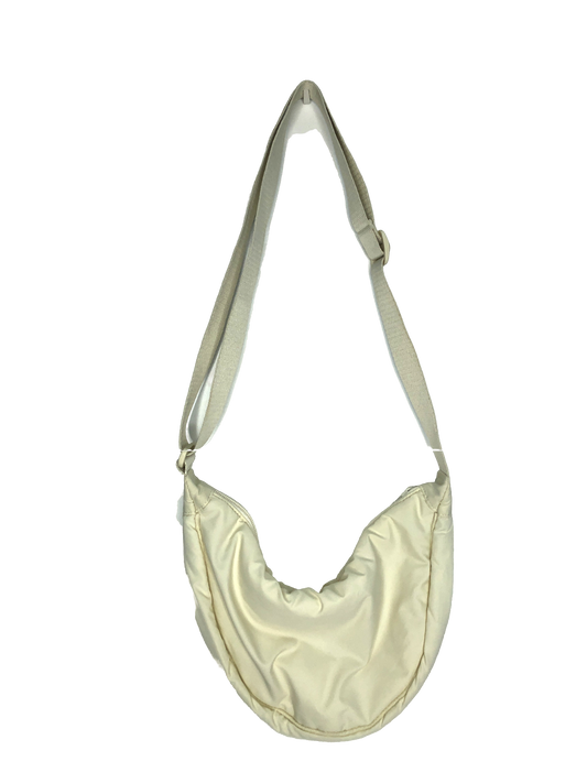 Uniqlo Cream Round Mini Shoulder Bag One Size