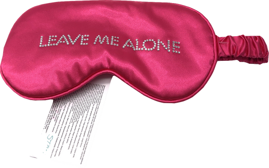 Claire's Pink Leave Me Alone Eye Mask One Size