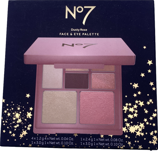 No7 Face & Eye Palette Dusty Rose x7 shades