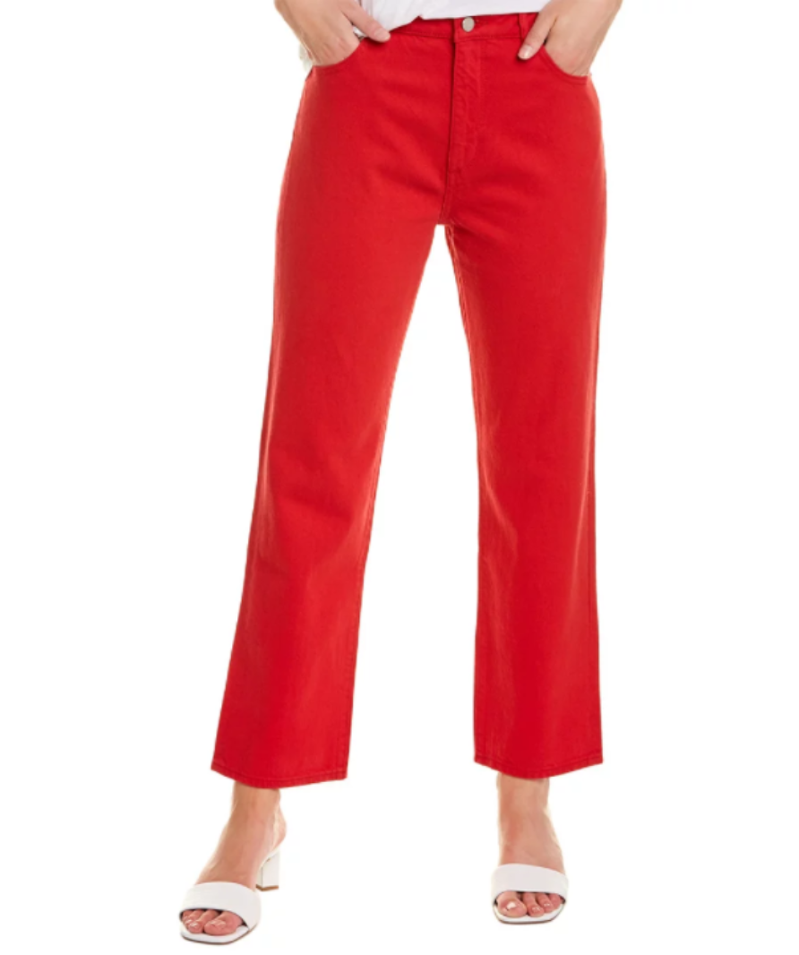 DL1961 red straight jeans W27