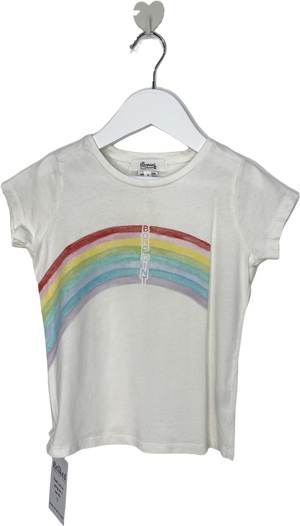 Bonpoint White Rainbow Logo T Shirt 4 Years