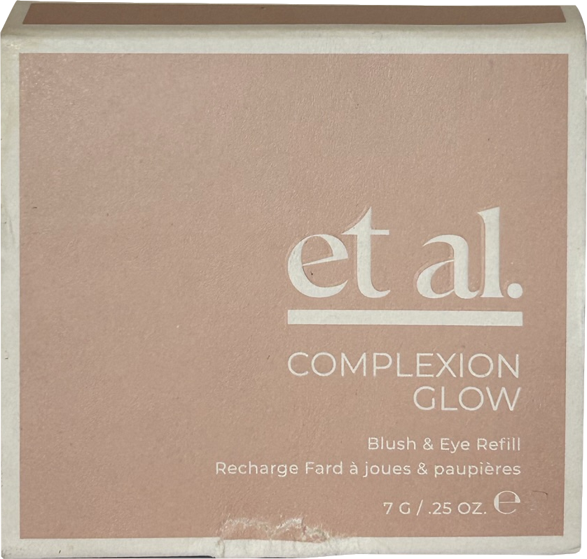 Et Al. Complexion Glow Blush & Eye Refill Rose Glow 7g