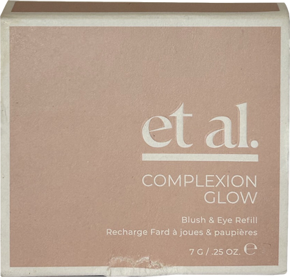 Et Al. Complexion Glow Blush & Eye Refill Rose Glow 7g