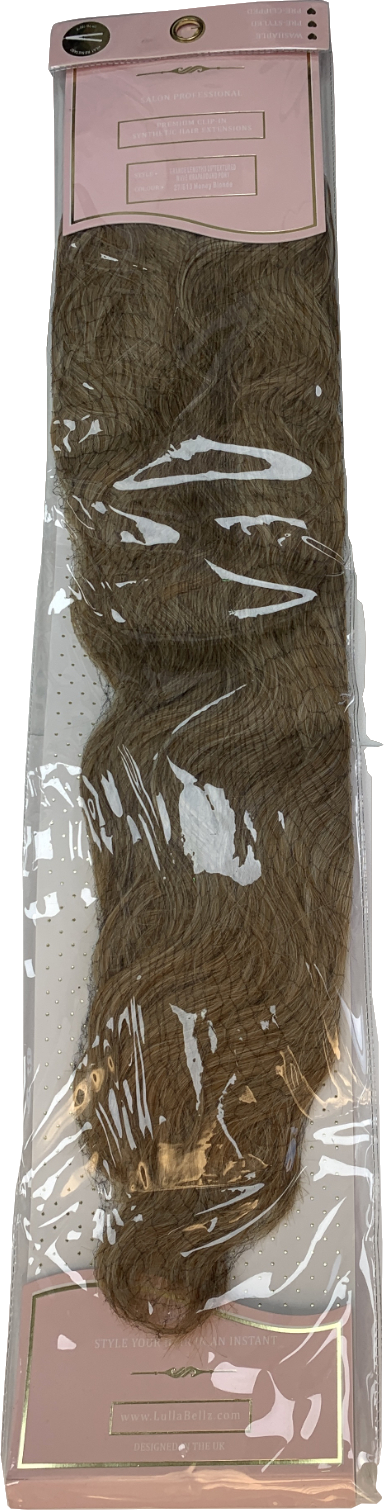 LullaBellz Grande Lengths Textured Wave Wraparound Pony Honey Blonde 26"