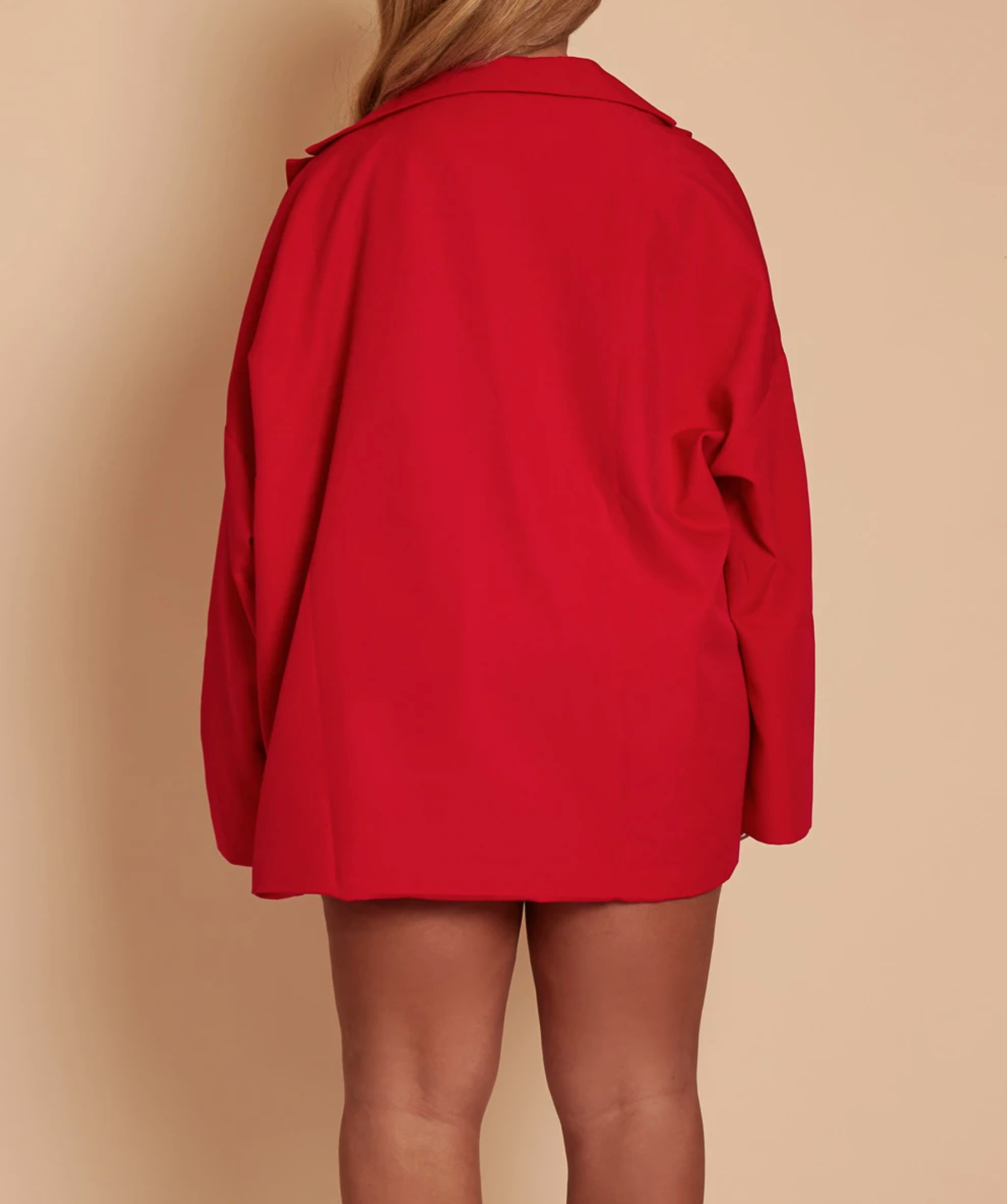 Mars The Label Red Oversized Signature Blazer UK M